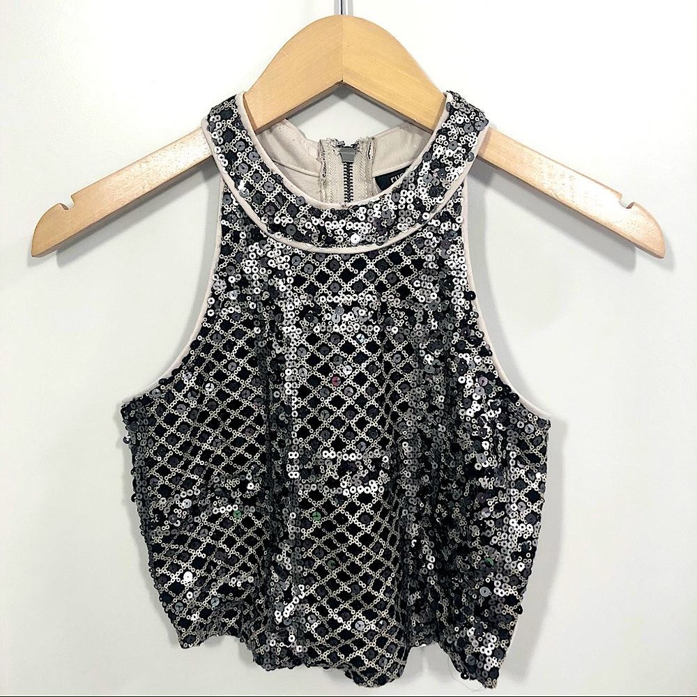 Rue 21 Sequin Crop Top